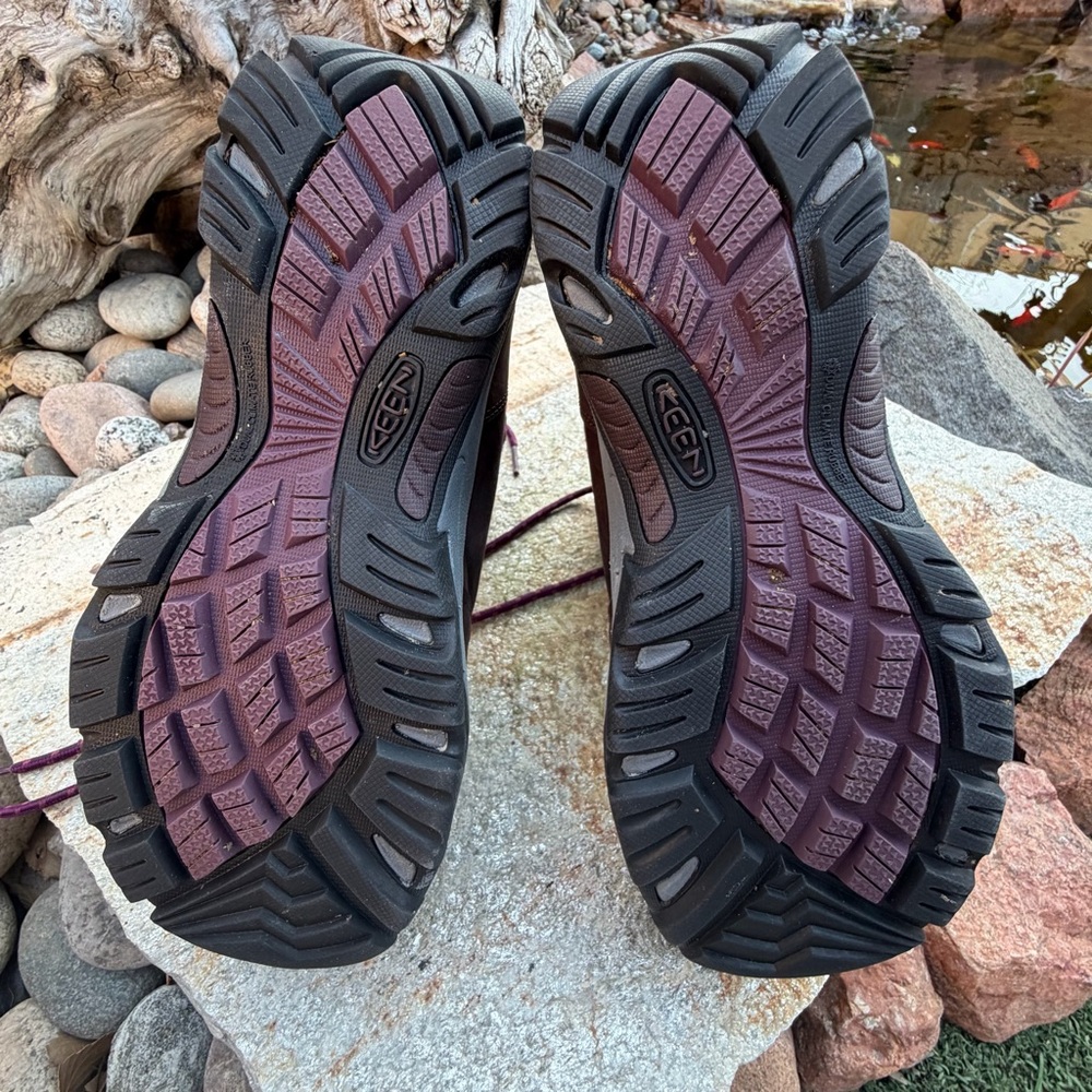 KEEN Revel III Womens 9 Waterproof Insulated Winter Boots Hiking Brown - Picture 7 of 8